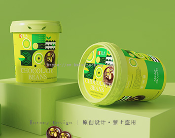 嘉美 350ml 模内贴冰淇淋容器