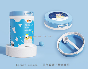 嘉美502#双色奶粉翻盖